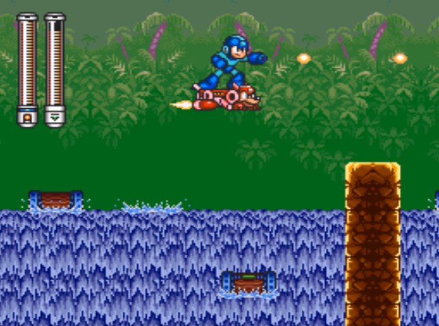 Mega Man 7 screenshot - Slash Man